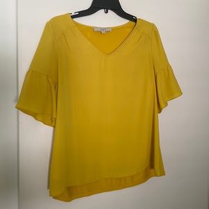 Loft yellow blouse